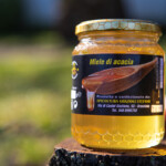 barattolo di miele di acacia
